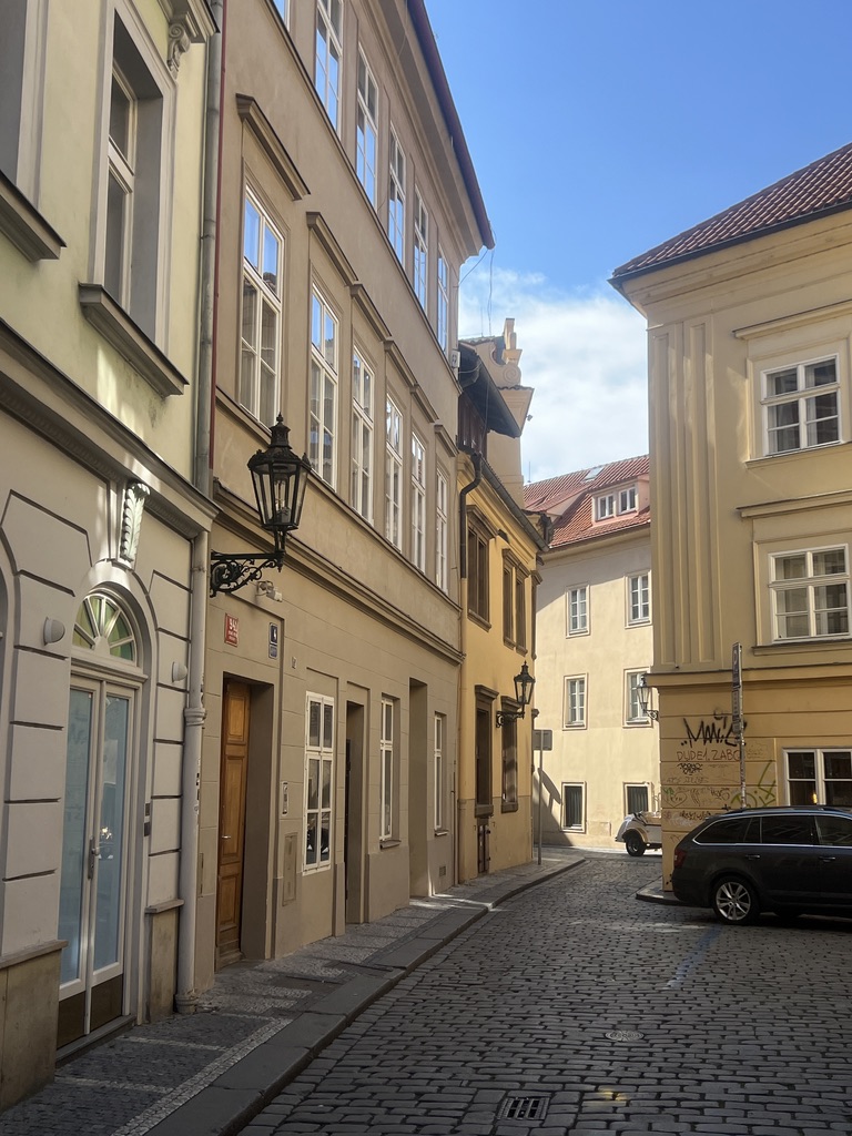 Altstadt von Prag, Blick auf eine kleine Gasse